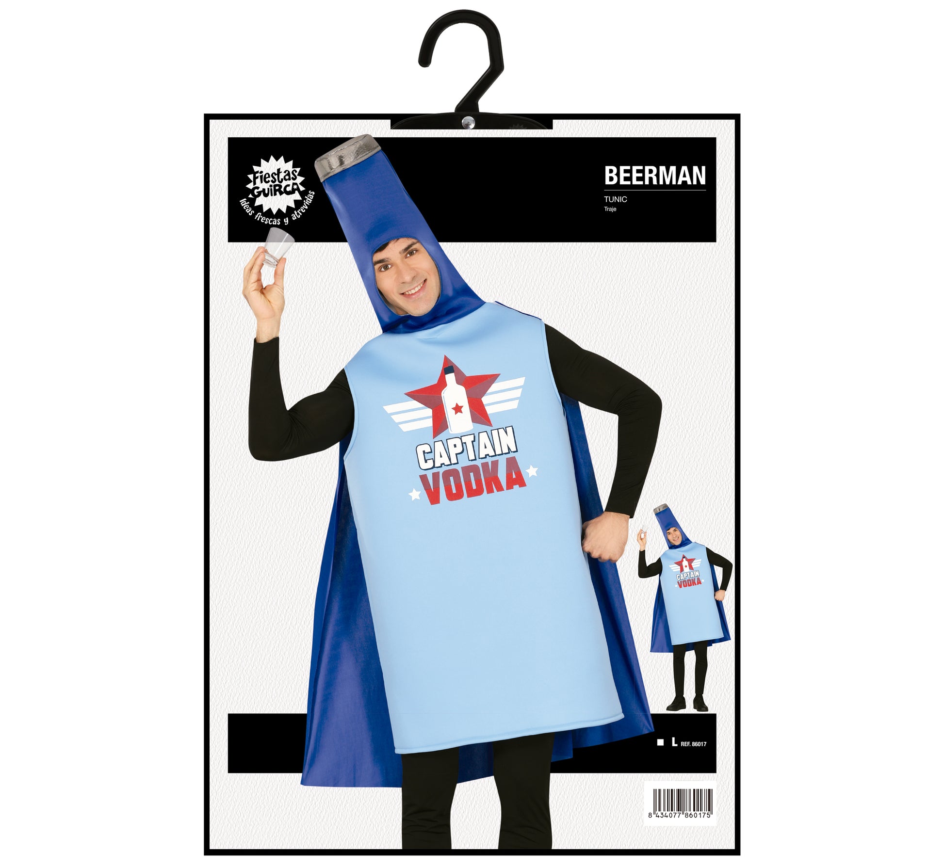 CAPTAIN VODKA BOTTLE, ADULT, 52 – 54 (L)