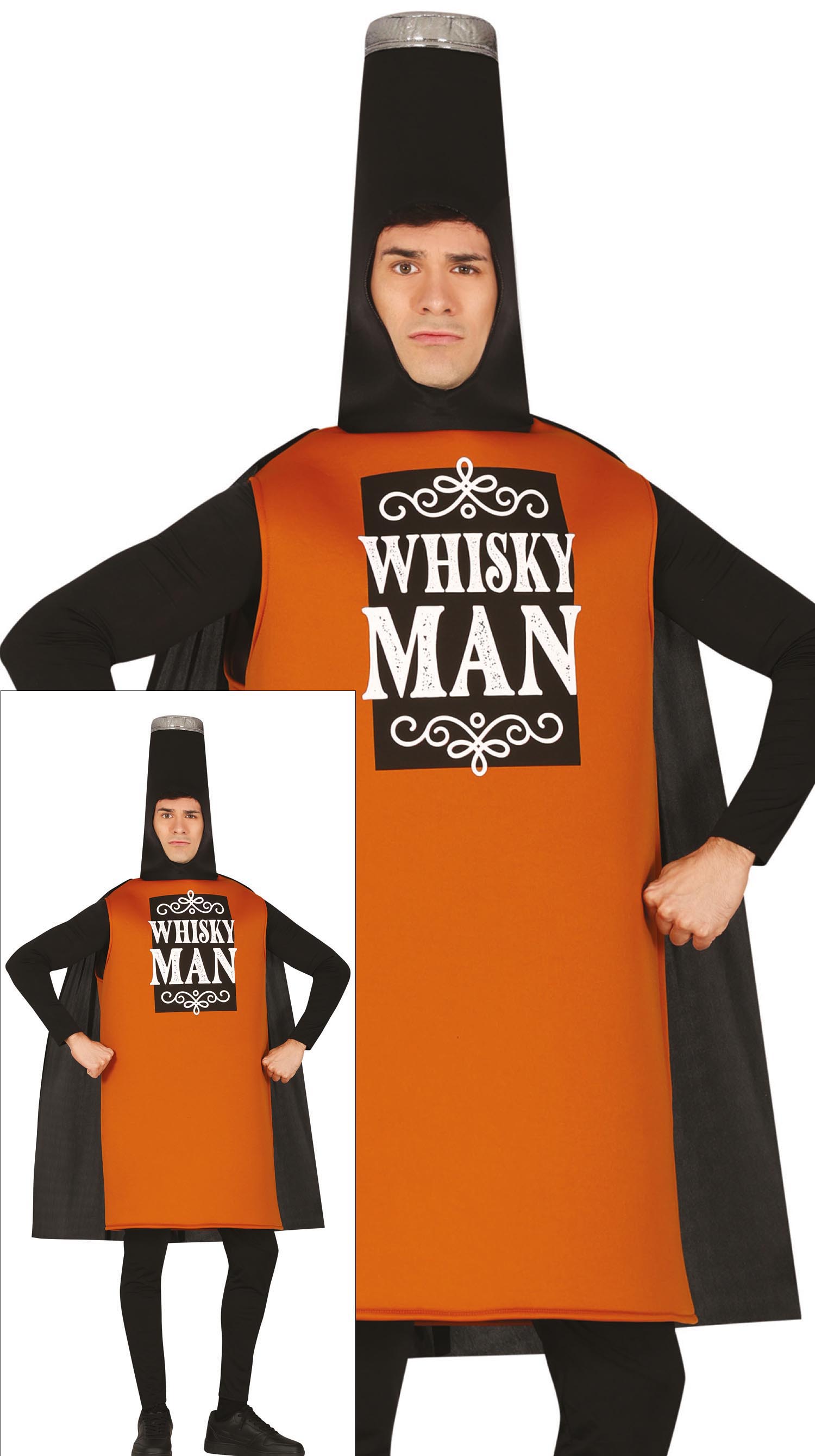 WHISKEYMAN BOTTLE, ADULT, 52 – 54 (L)