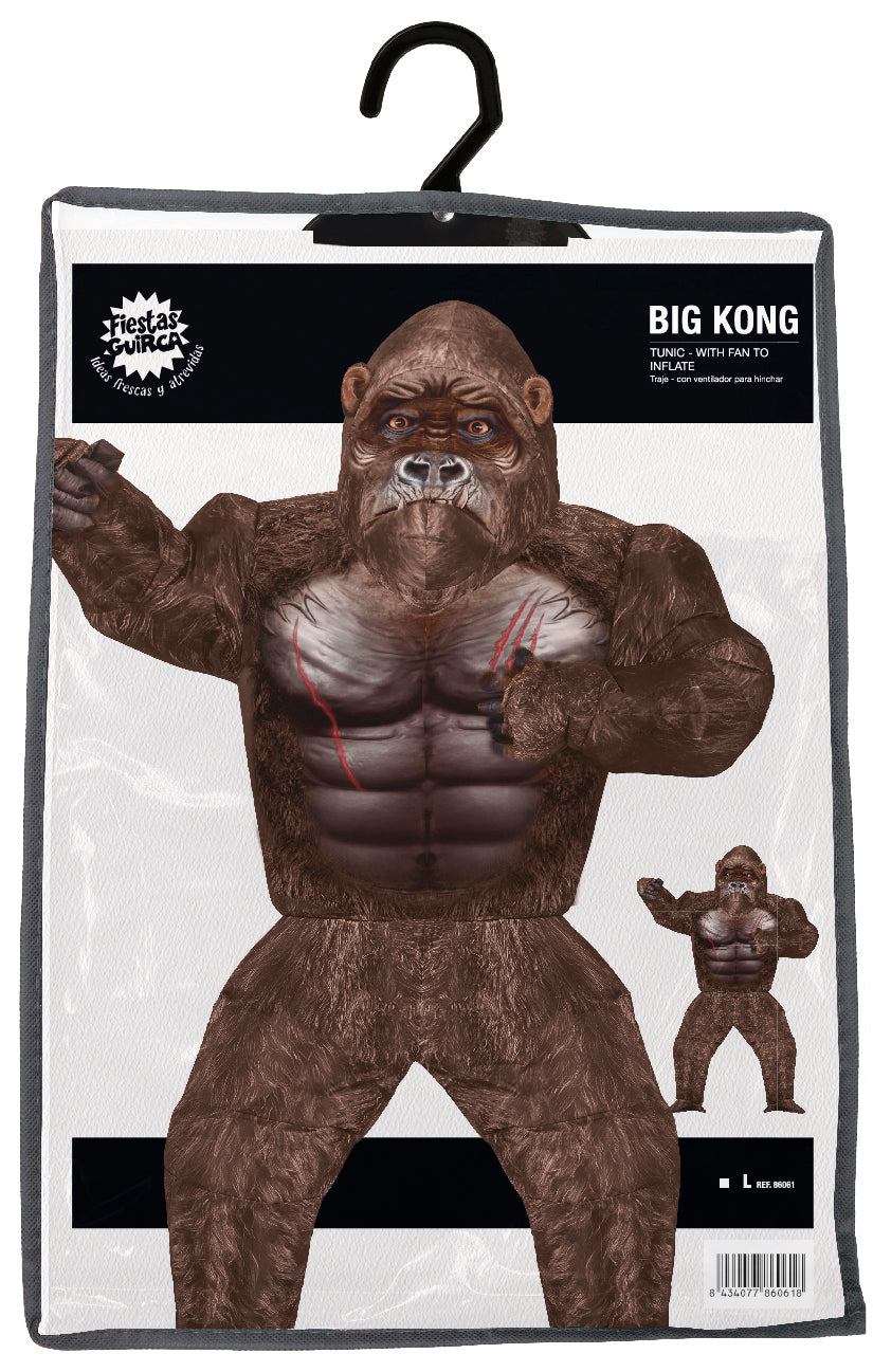 BIG KONG, INFLATABLE,ADULT, SIZE 52-54