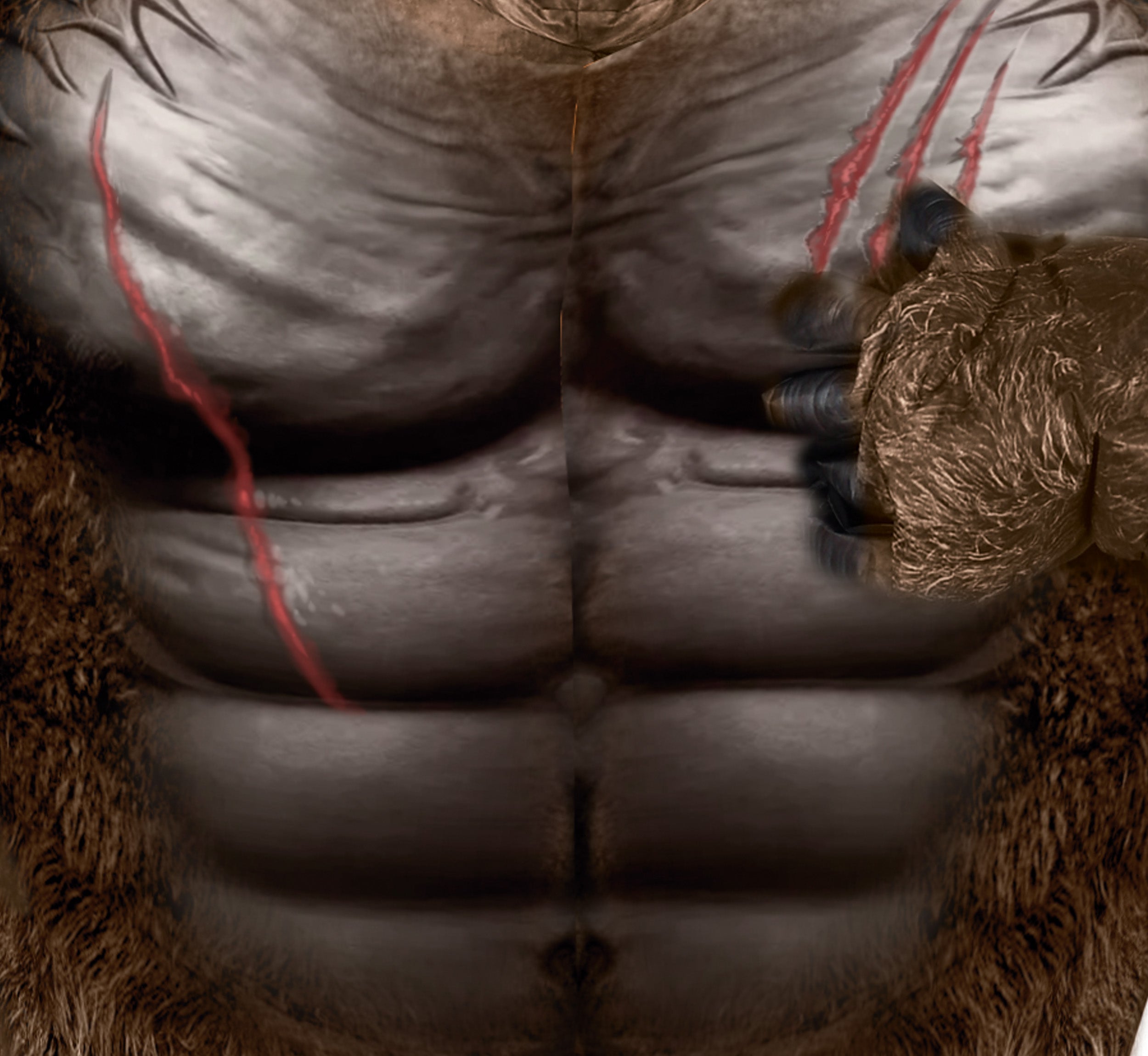 BIG KONG, INFLATABLE,ADULT, SIZE 52-54