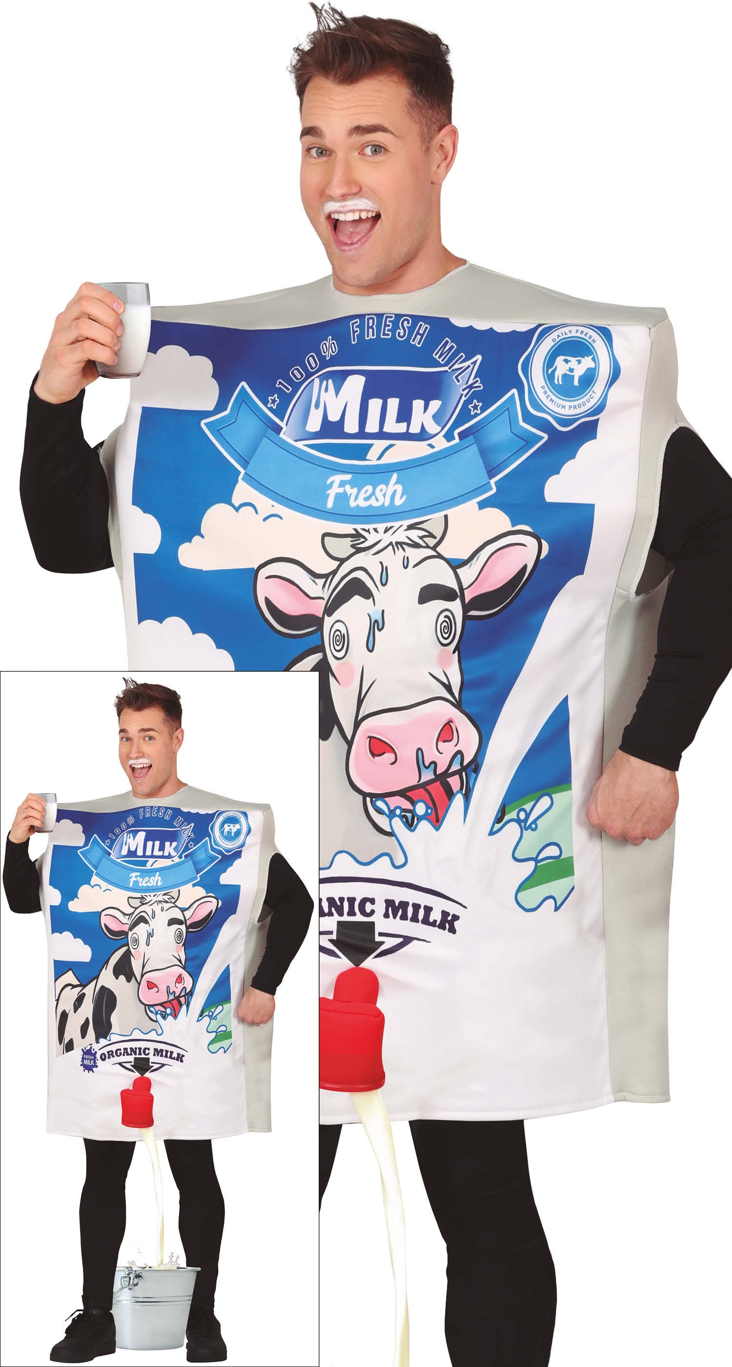 MILK CARTON, ADULT, 52 - 54 (L)