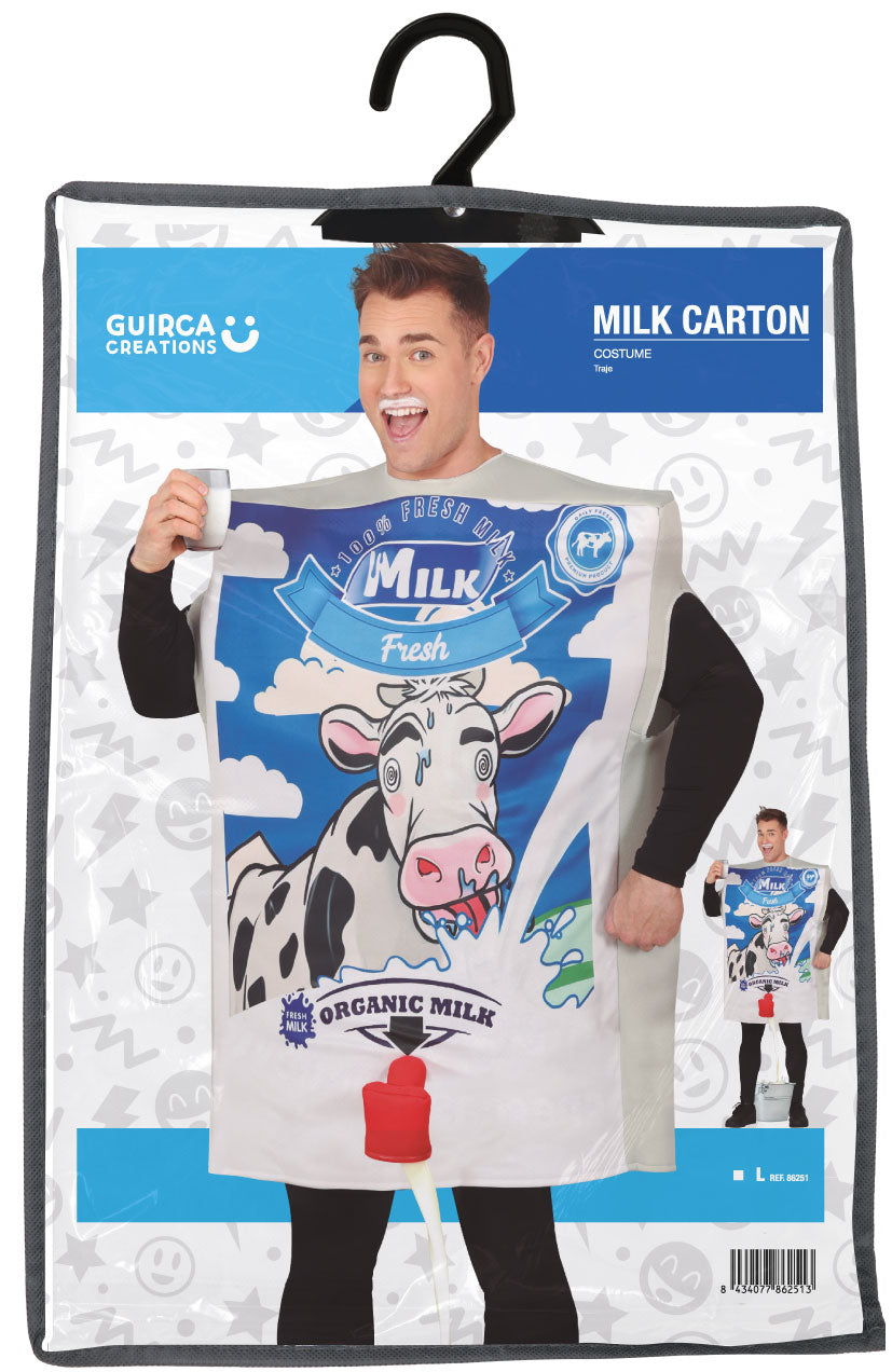 MILK CARTON, ADULT, 52 - 54 (L)