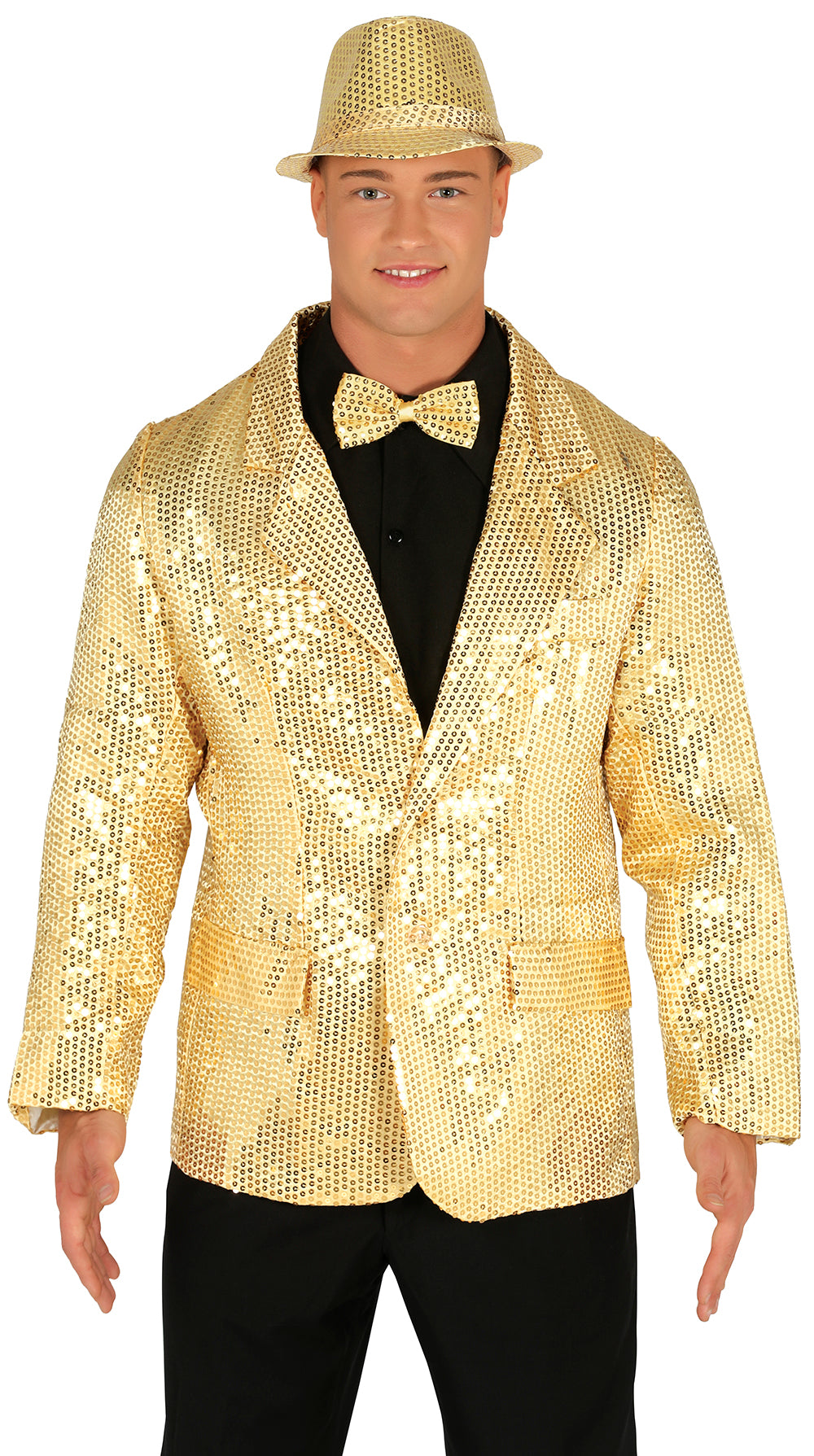 ADULT GOLDEN SEQUINED JACKET XL 54-56