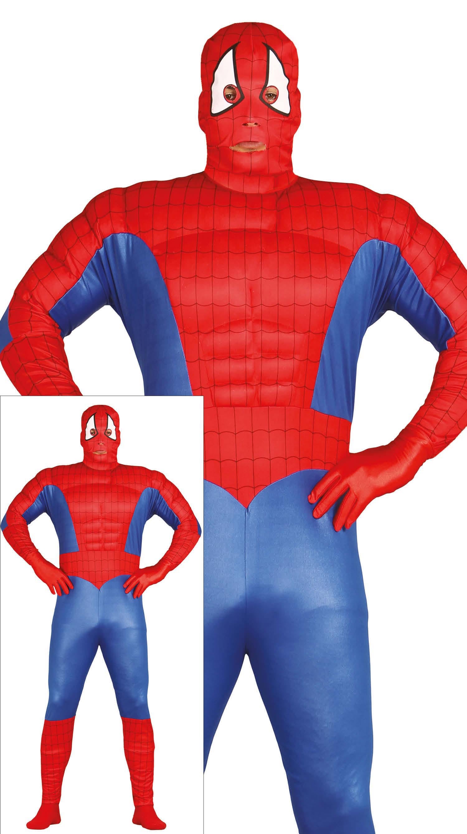 MUSCLED SUPERHERO ADULT SIZE XL 54-56