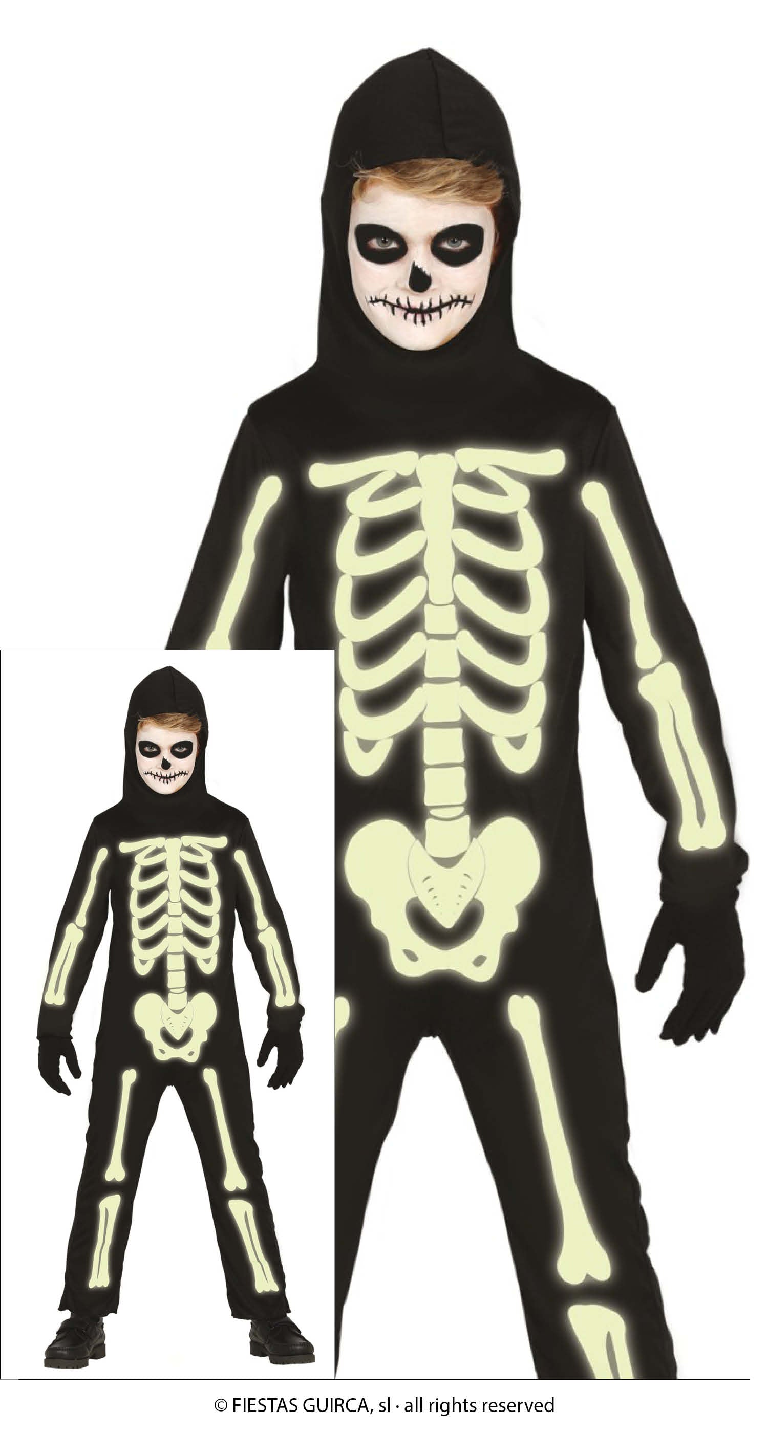 GLOW IN THE DARK SKELETON