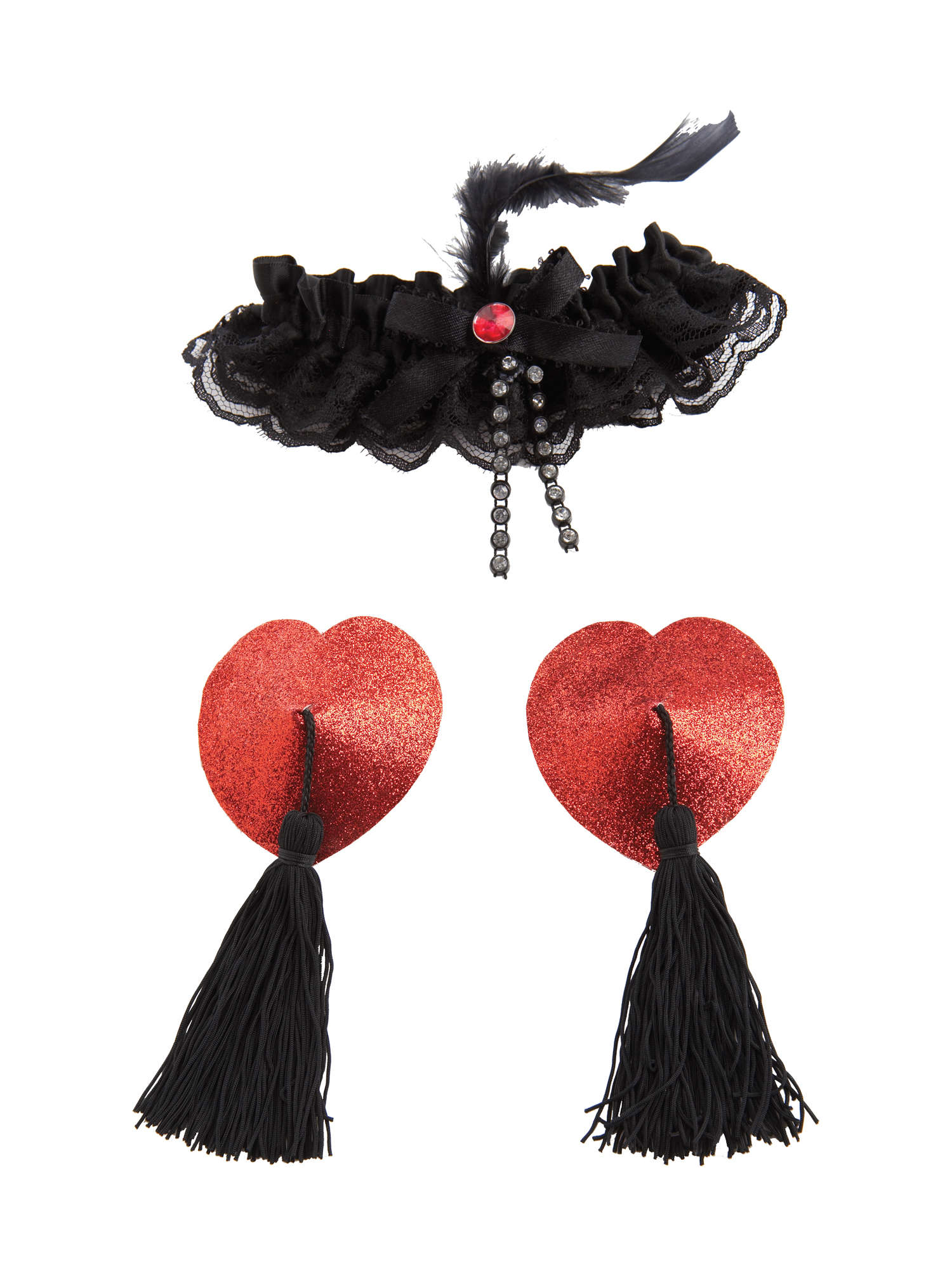 GARTERS &amp; NIPPLE TASSELS