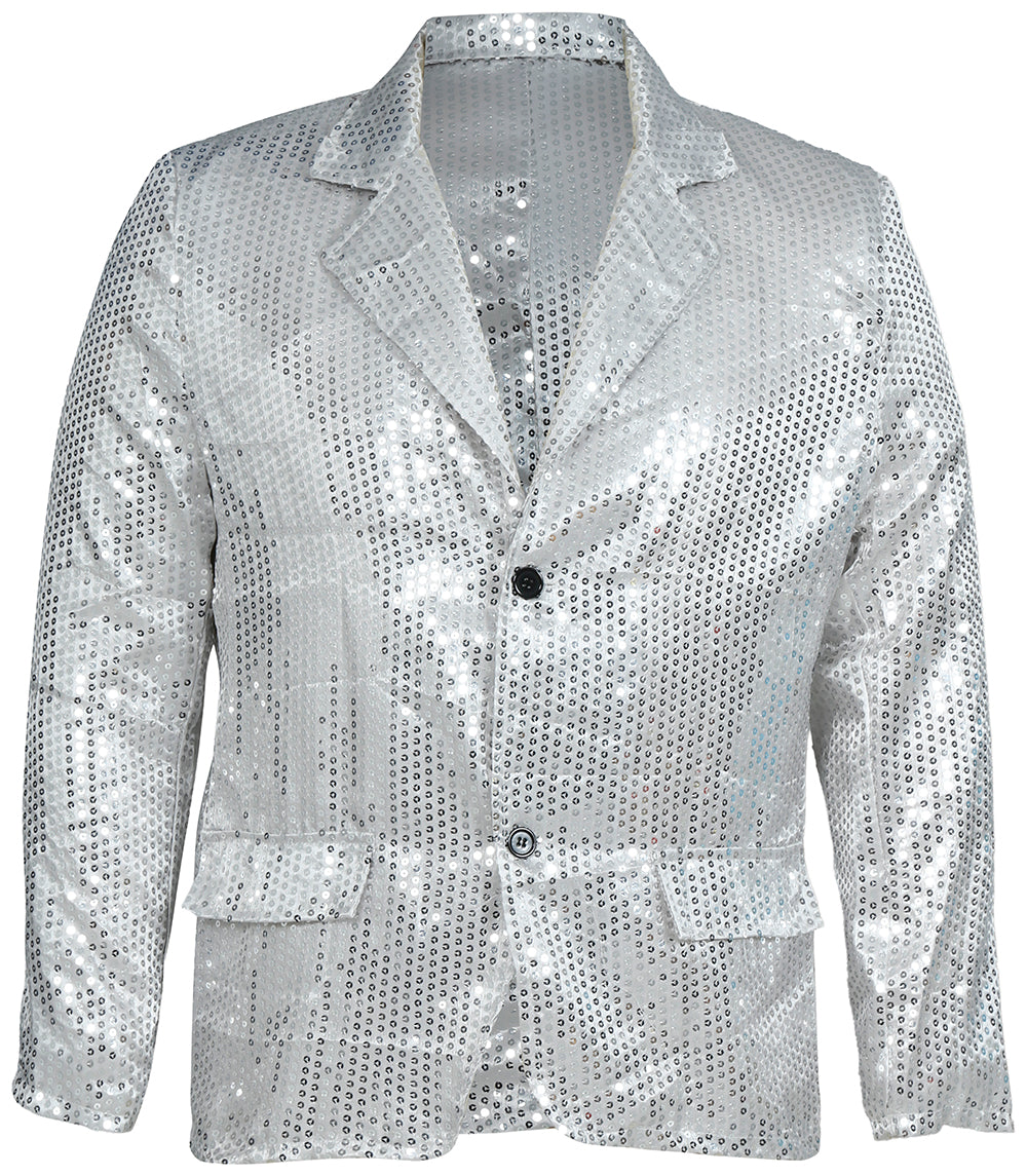 SILVER SEQUINS JACKET