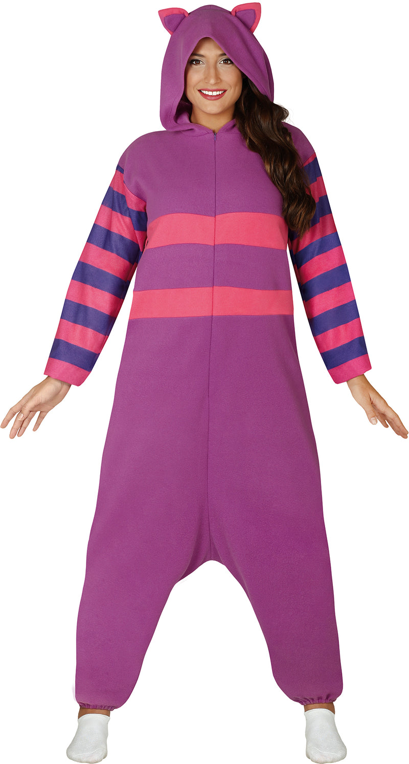 ADULT PURPLE CAT KIGURUMIMI SIZE 42-44