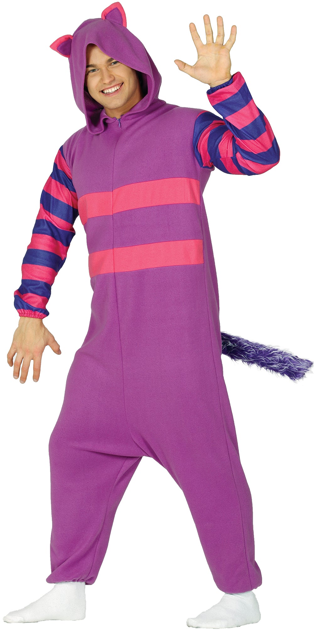ADULT PURPLE CAT KIGURUMIMI SIZE 42-44