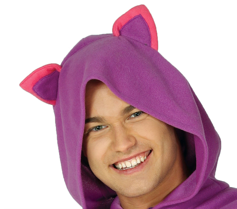 ADULT PURPLE CAT KIGURUMIMI SIZE 42-44