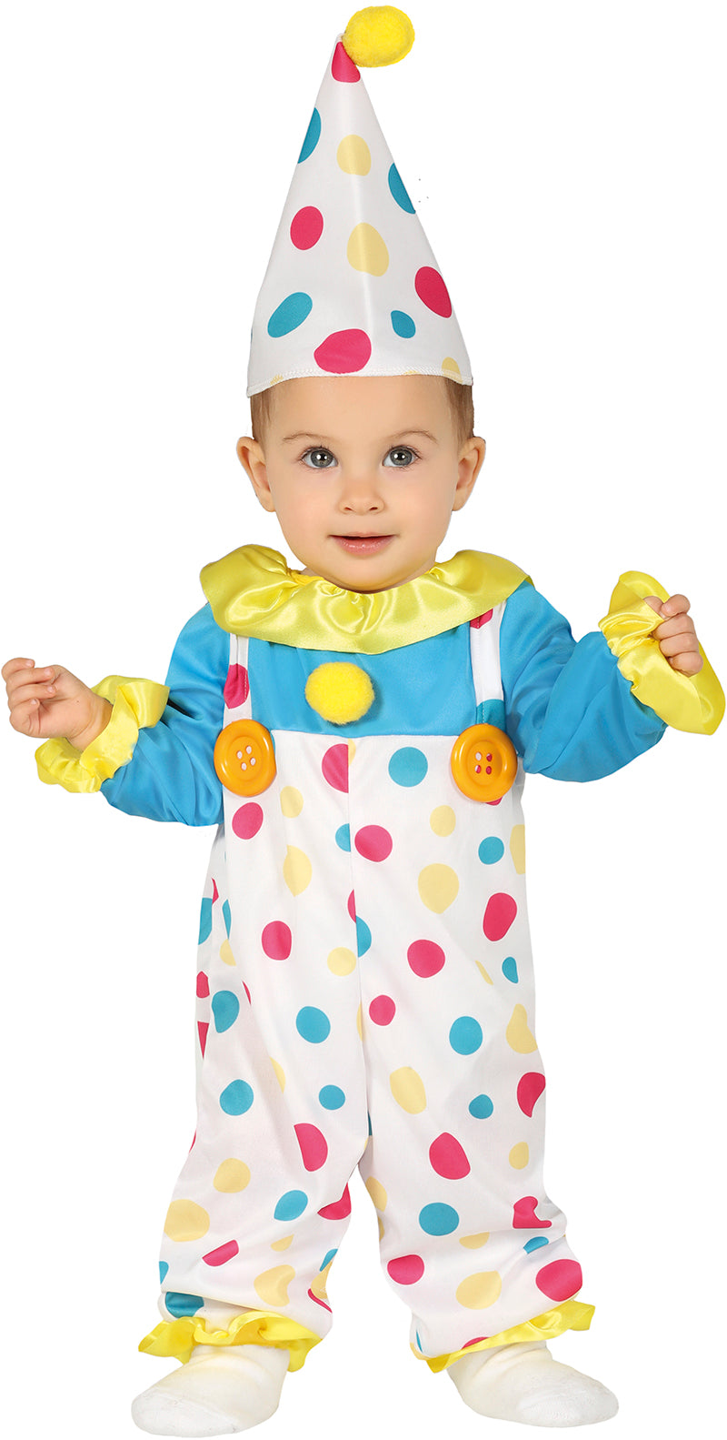 CLOWN WITH SPOTSS BABY SIZE 18-24 MONTHS