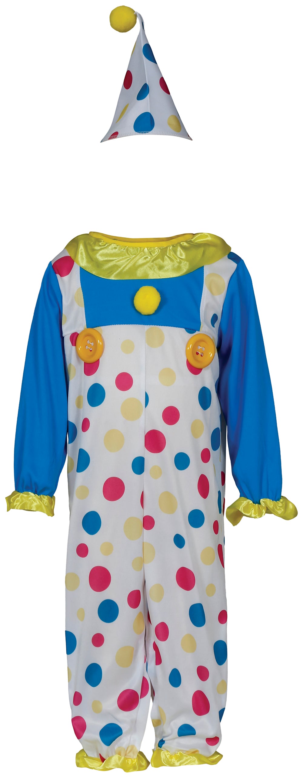 CLOWN WITH SPOTSS BABY SIZE 18-24 MONTHS