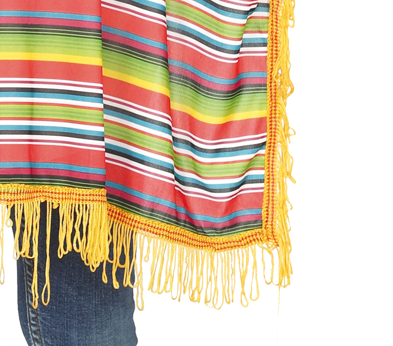 MEXICAN PONCHO CHILDREN SIZE 7 9 YEARS