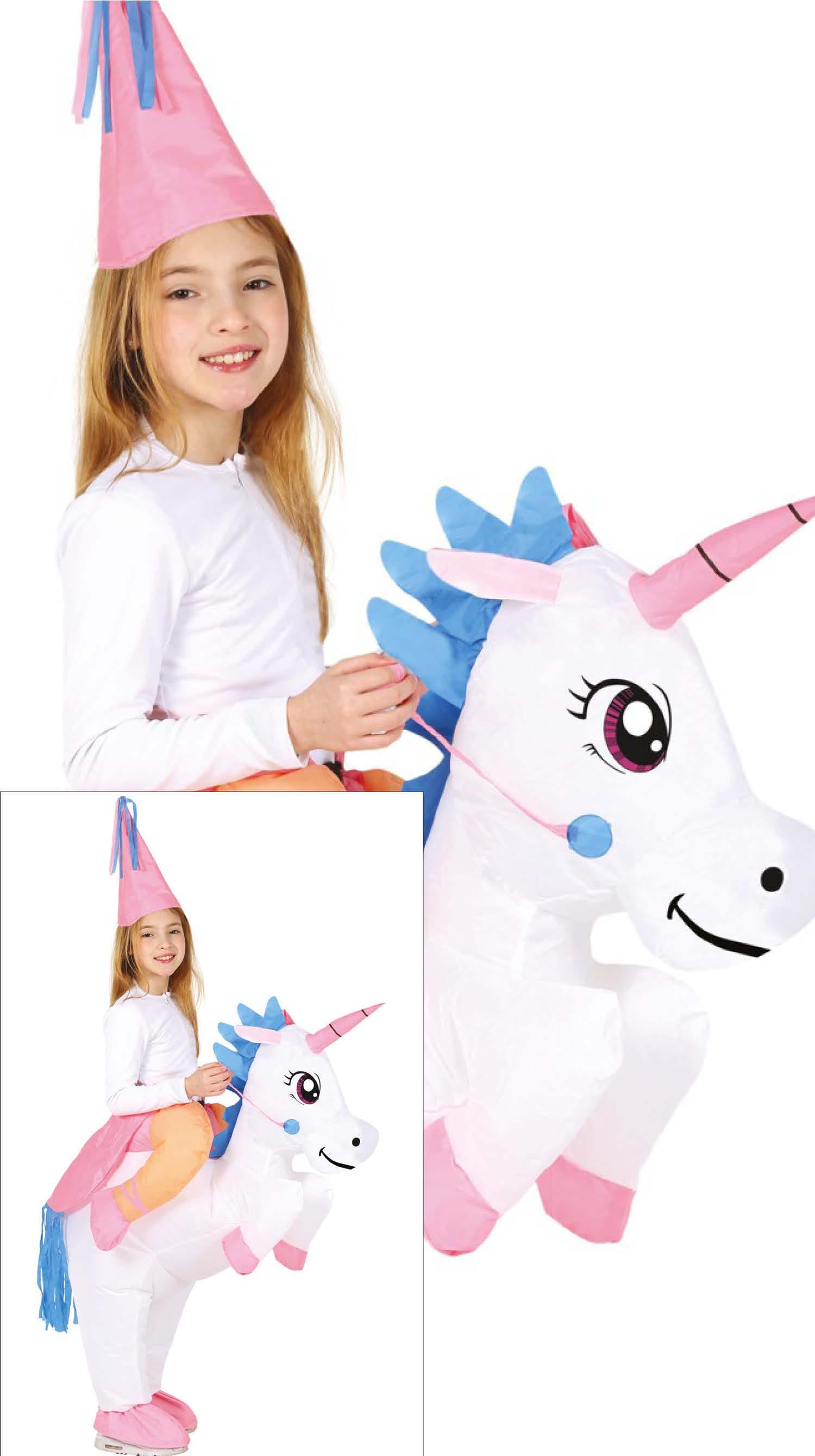 INFLATABLE UNICORN CHILDREN SIZE 7 9 YEA