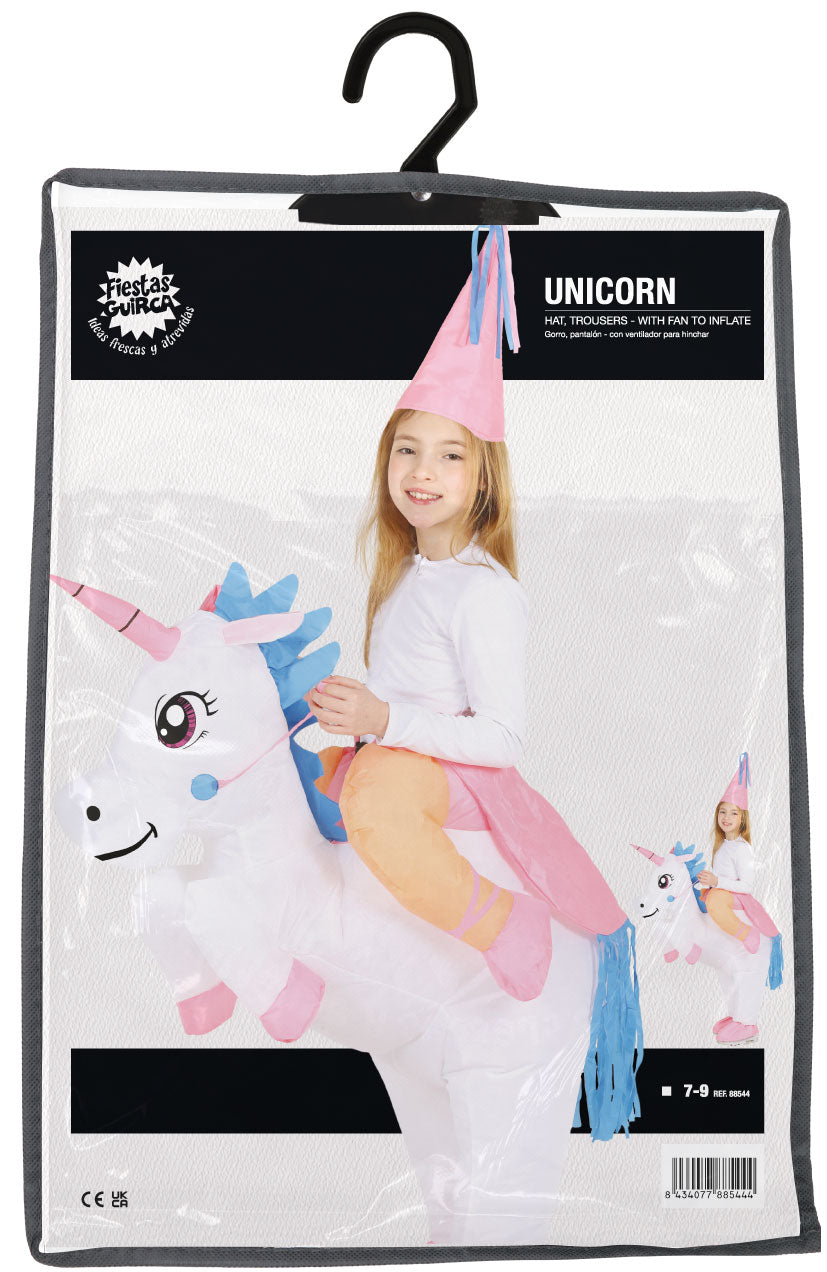 INFLATABLE UNICORN CHILDREN SIZE 7 9 YEA
