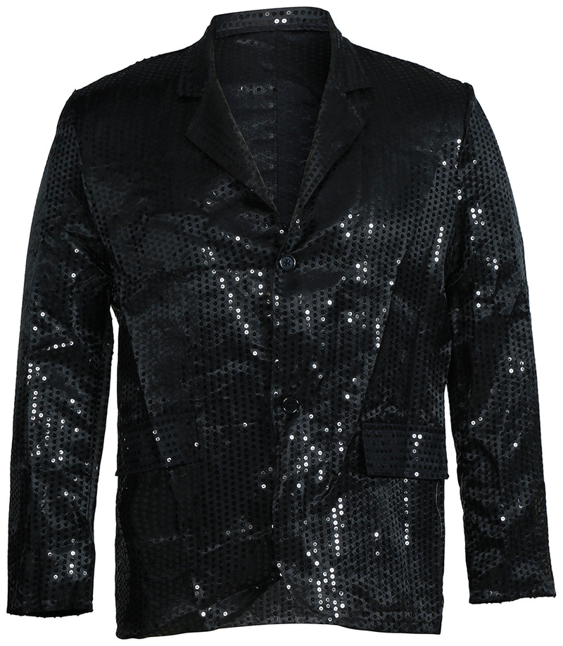 BLACK SEQUINS JACKET