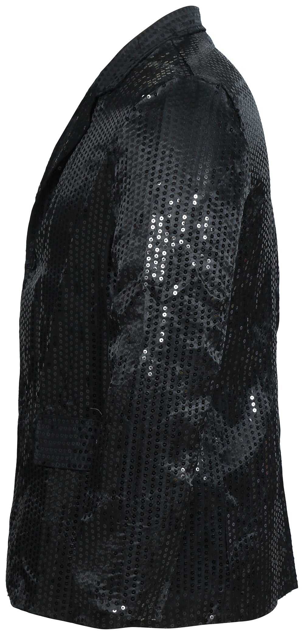 BLACK SEQUINS JACKET
