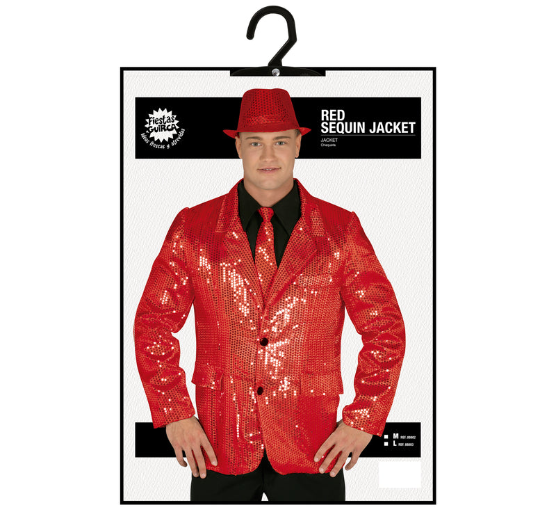 RED SEQUINS JACKET