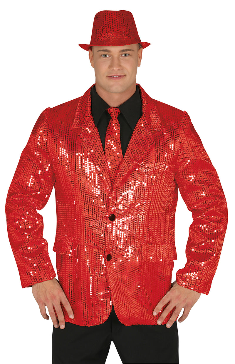 RED SEQUINS JACKET