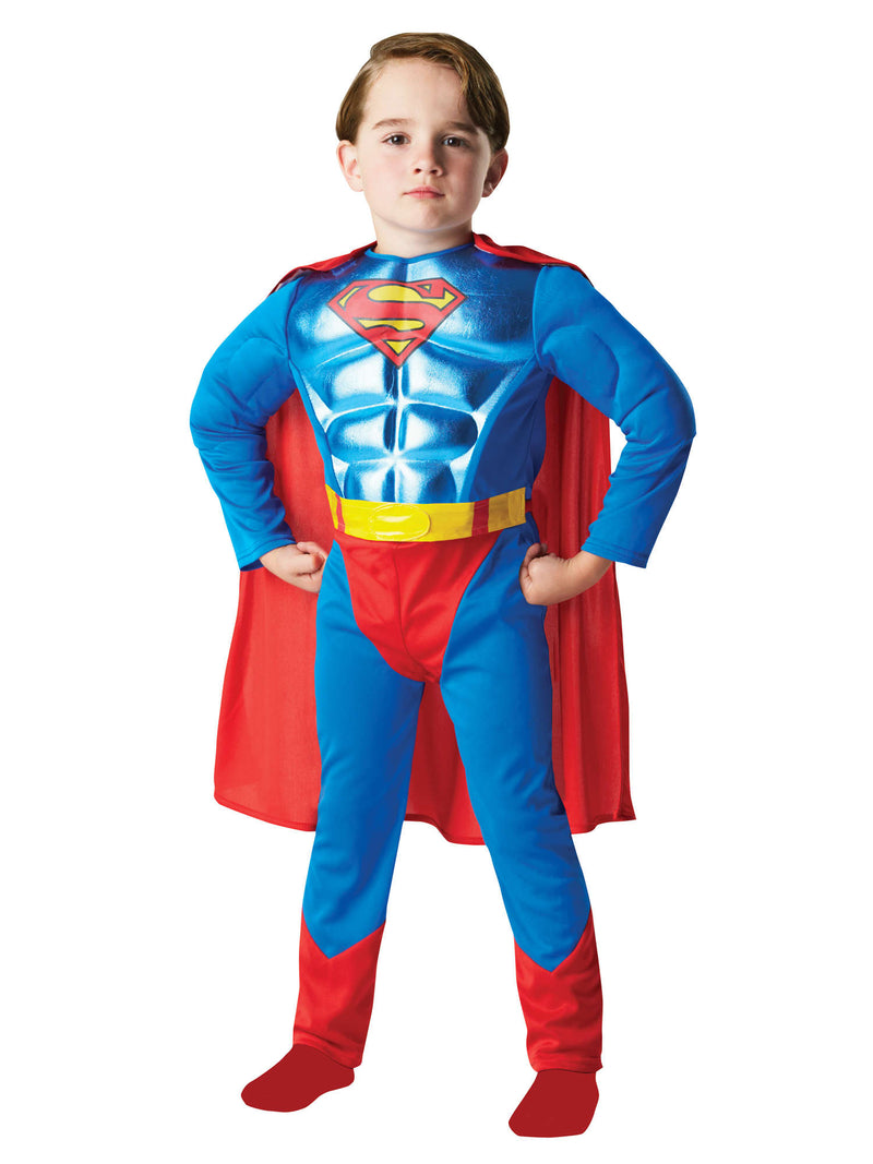 Metallic Chest Dc Superman - Childrens