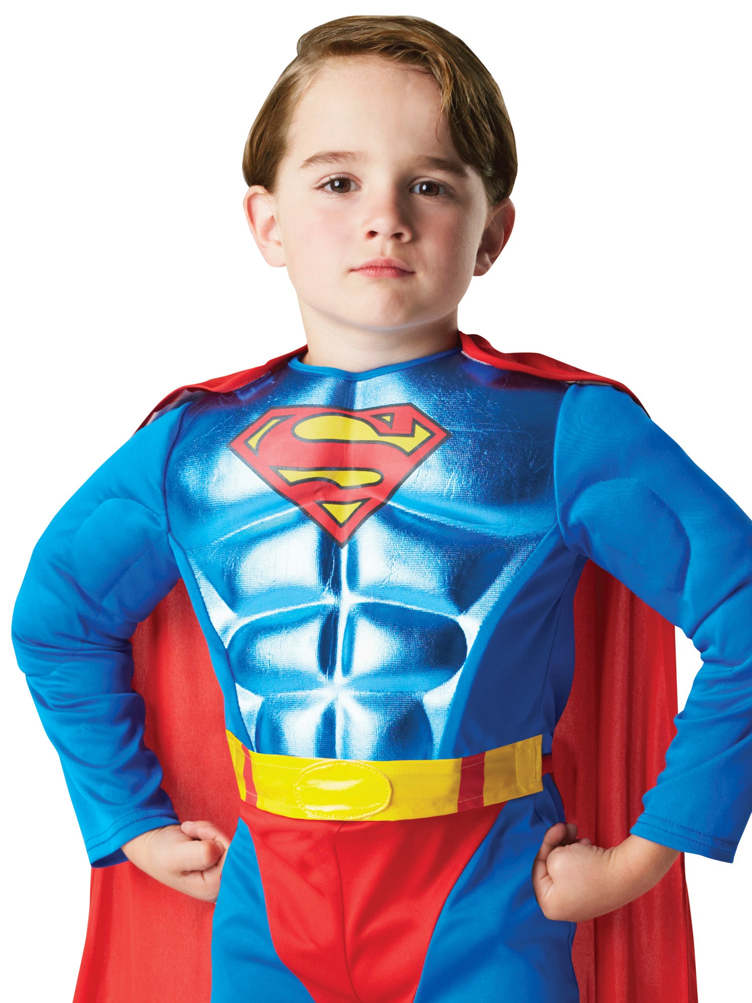 Metallic Chest Dc Superman - Childrens