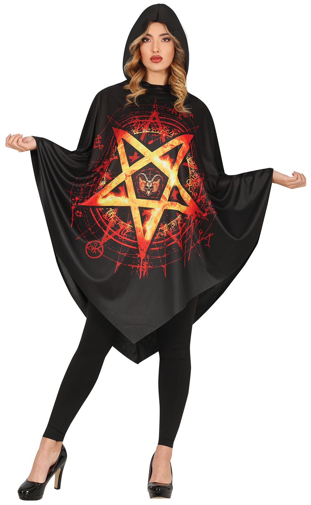 DIABOLIC PONCHO, ADULT, 42 - 44 (L)
