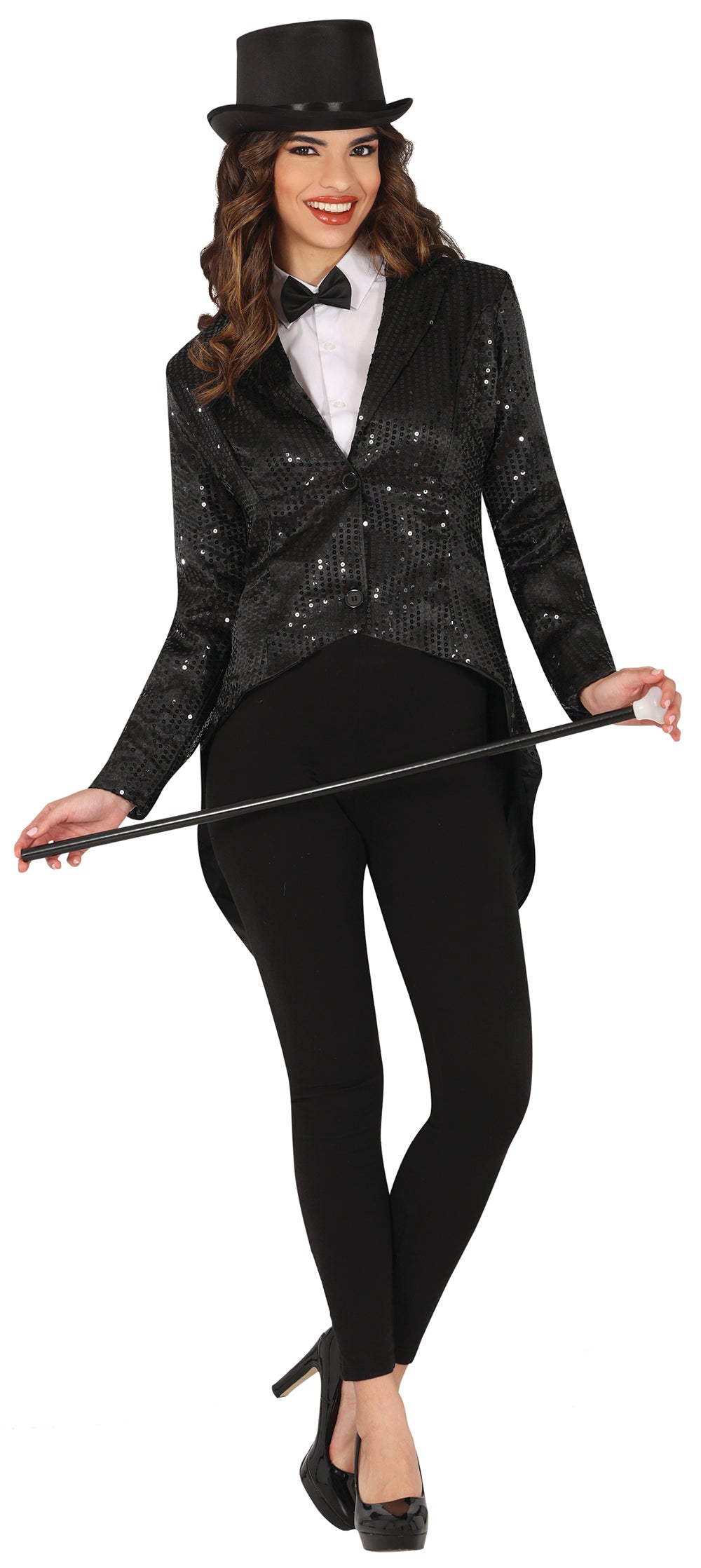 BLACK SEQUIN TAIL