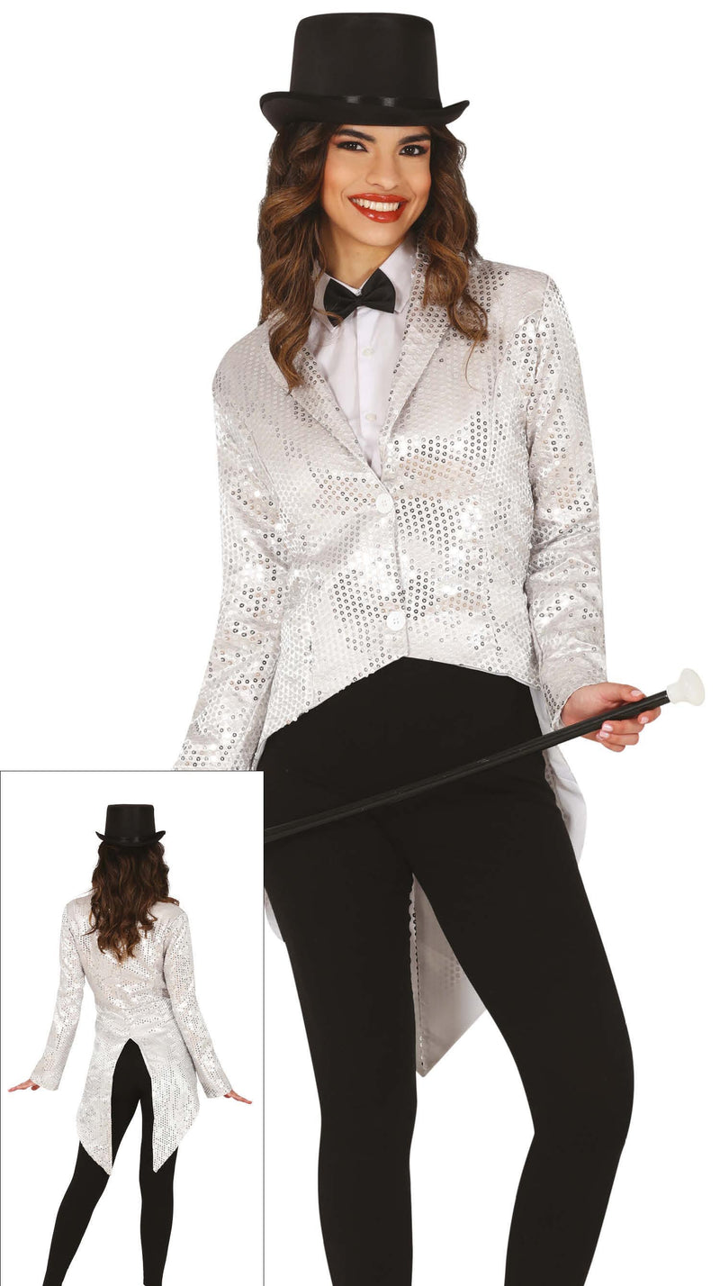 SILVER SEQUIN TAIL TAILS
