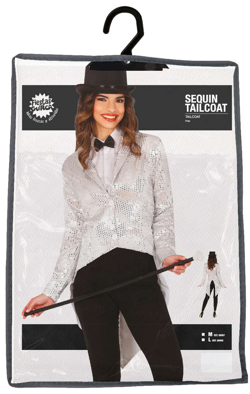 SILVER SEQUIN TAIL TAILS