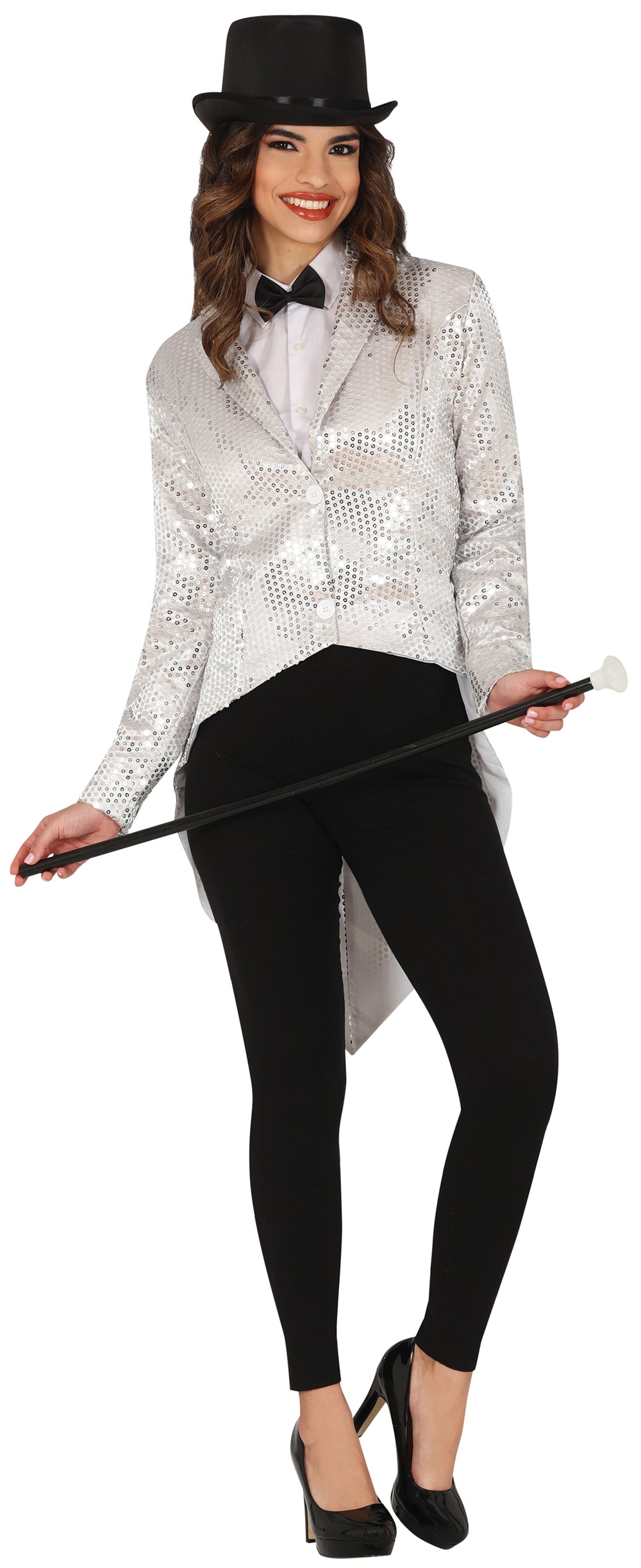 SILVER SEQUIN TAIL