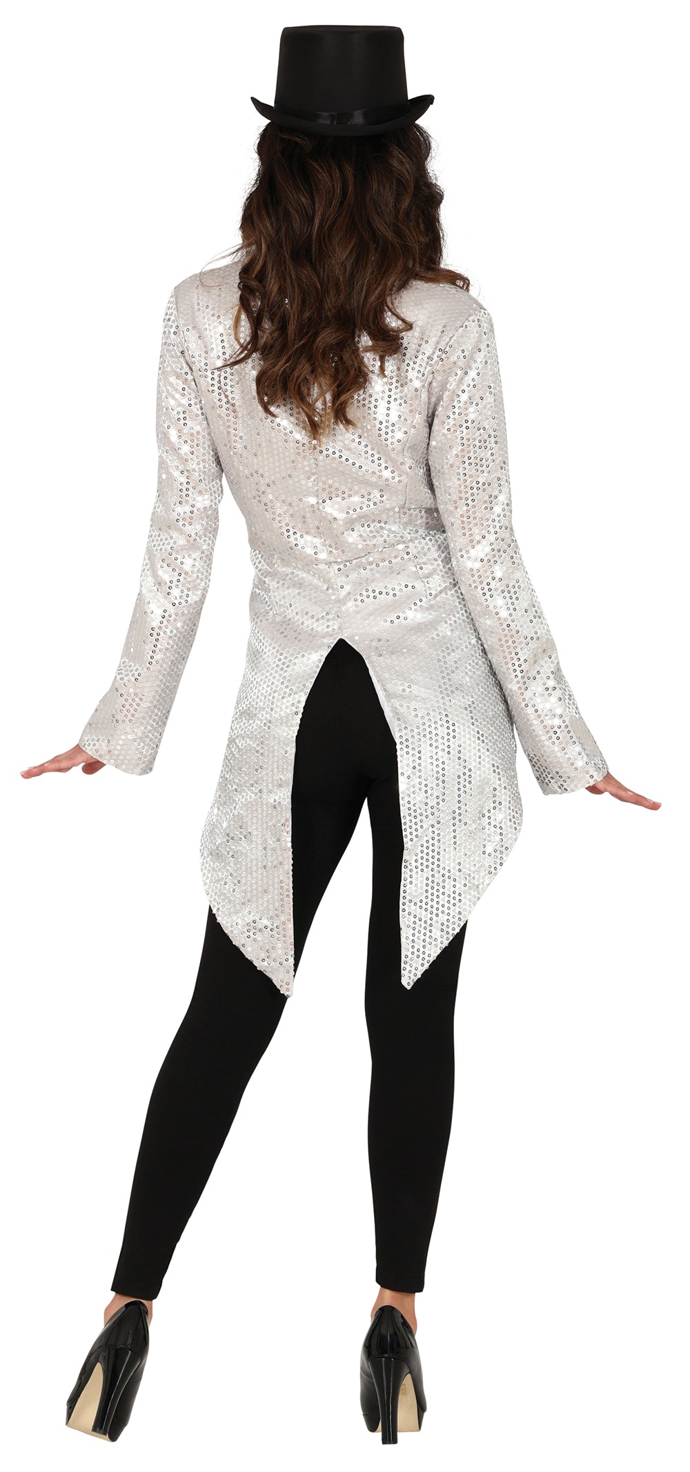 SILVER SEQUIN TAIL
