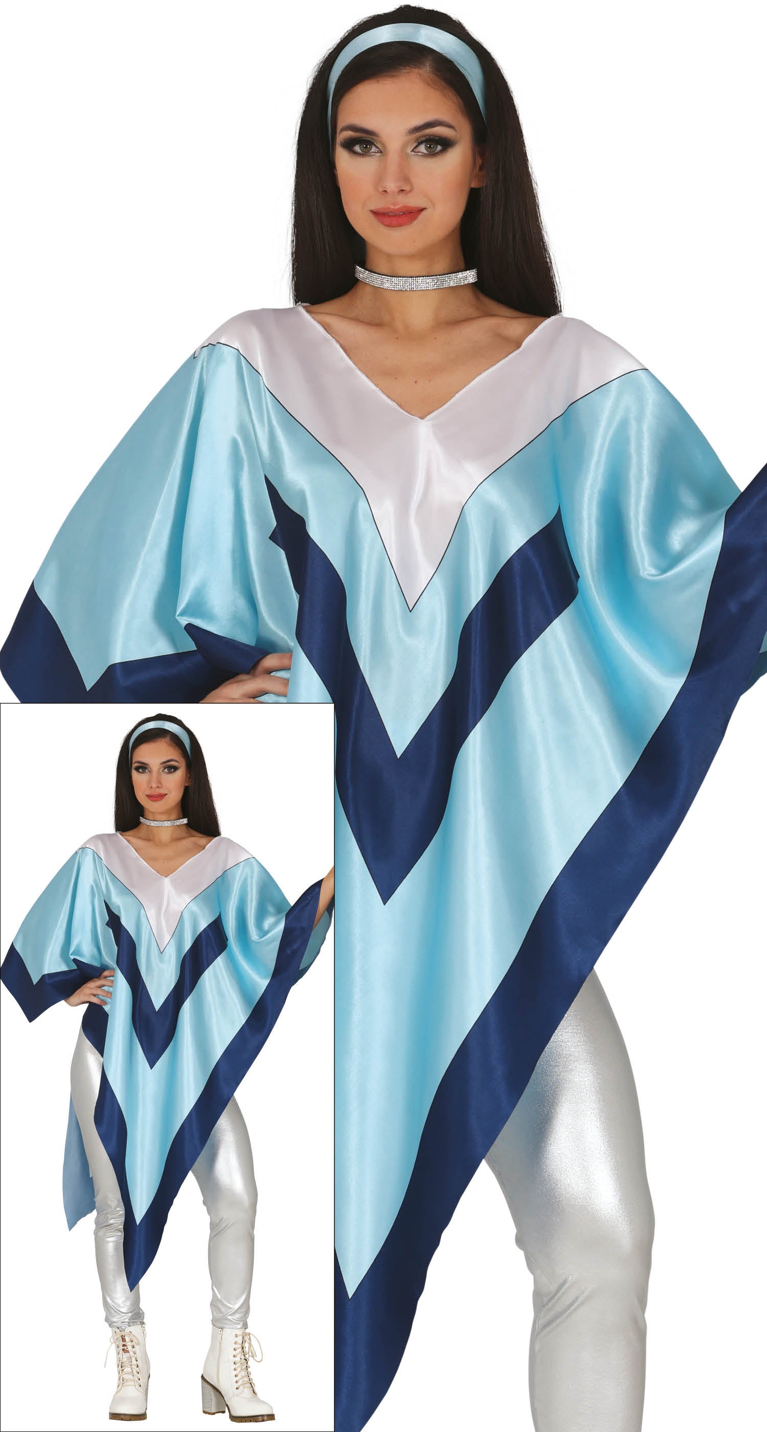 DISCO PONCHO, ADULT, 42 - 44 (L)