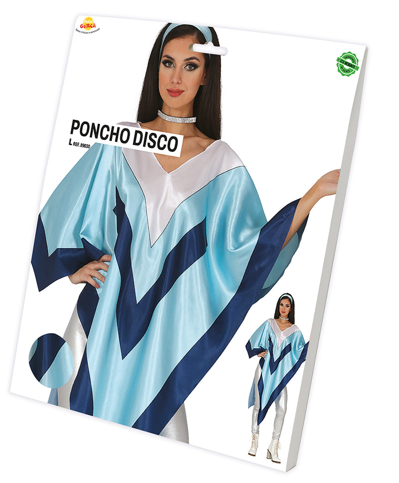 DISCO PONCHO, ADULT, 42 - 44 (L)
