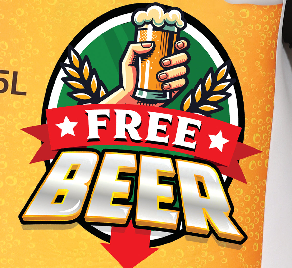 FREE BEER, ADULT, 52 - 54 (L)