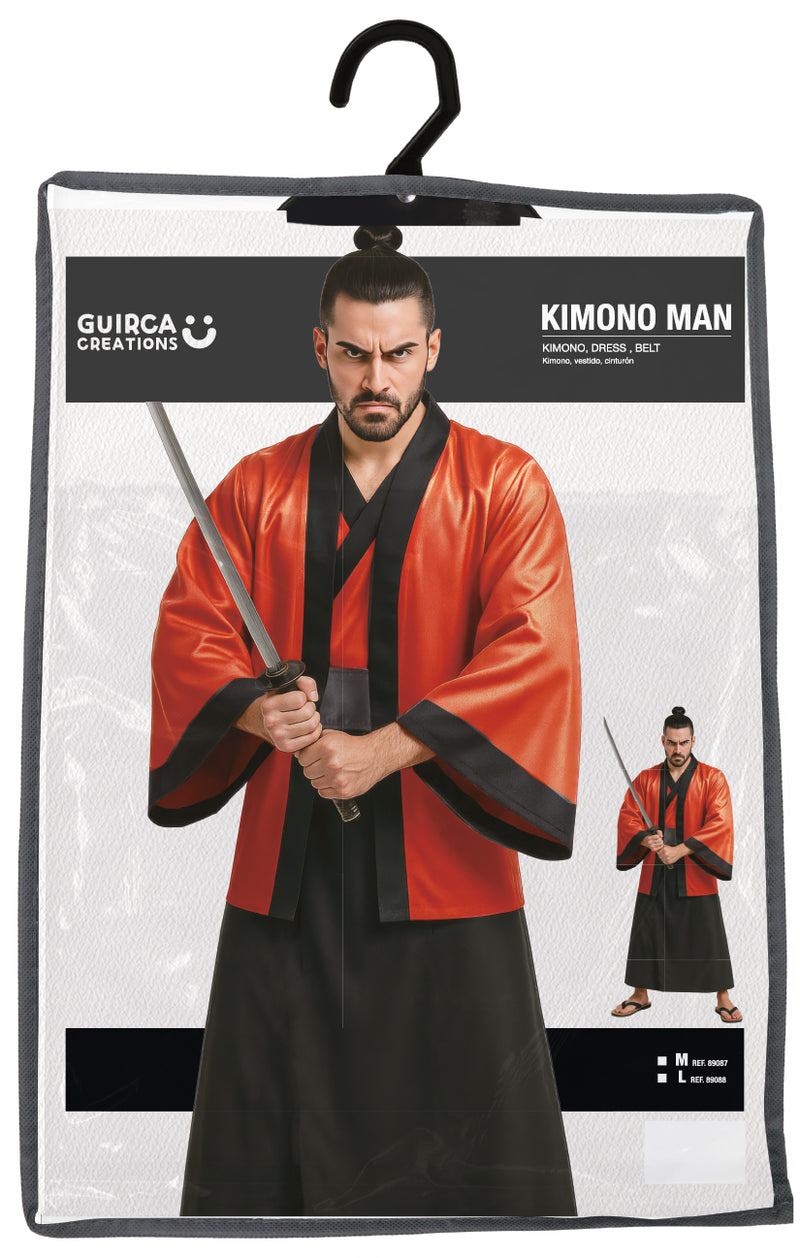 KIMONO MAN RED, ADULT