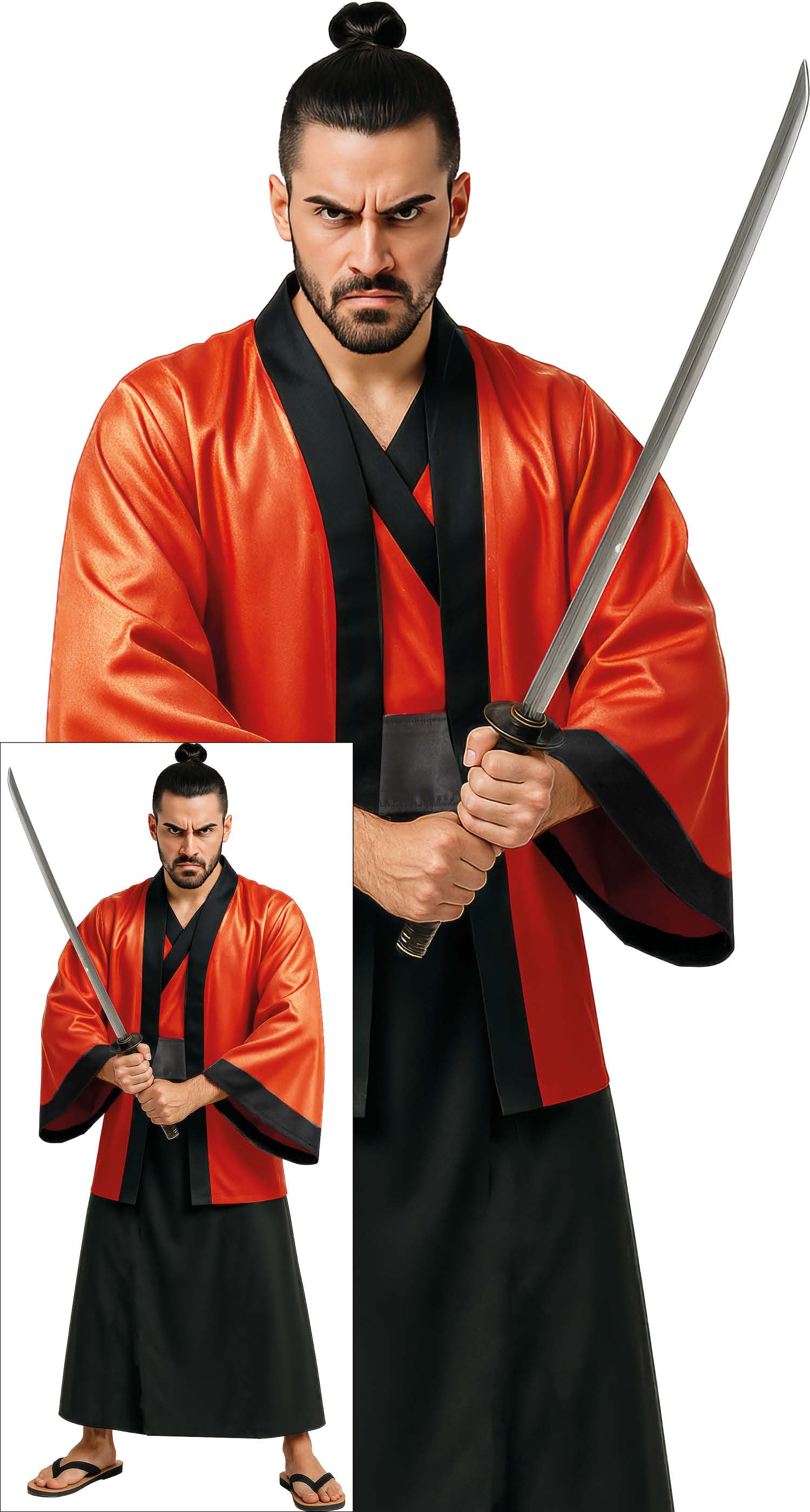 KIMONO MAN RED, ADULT
