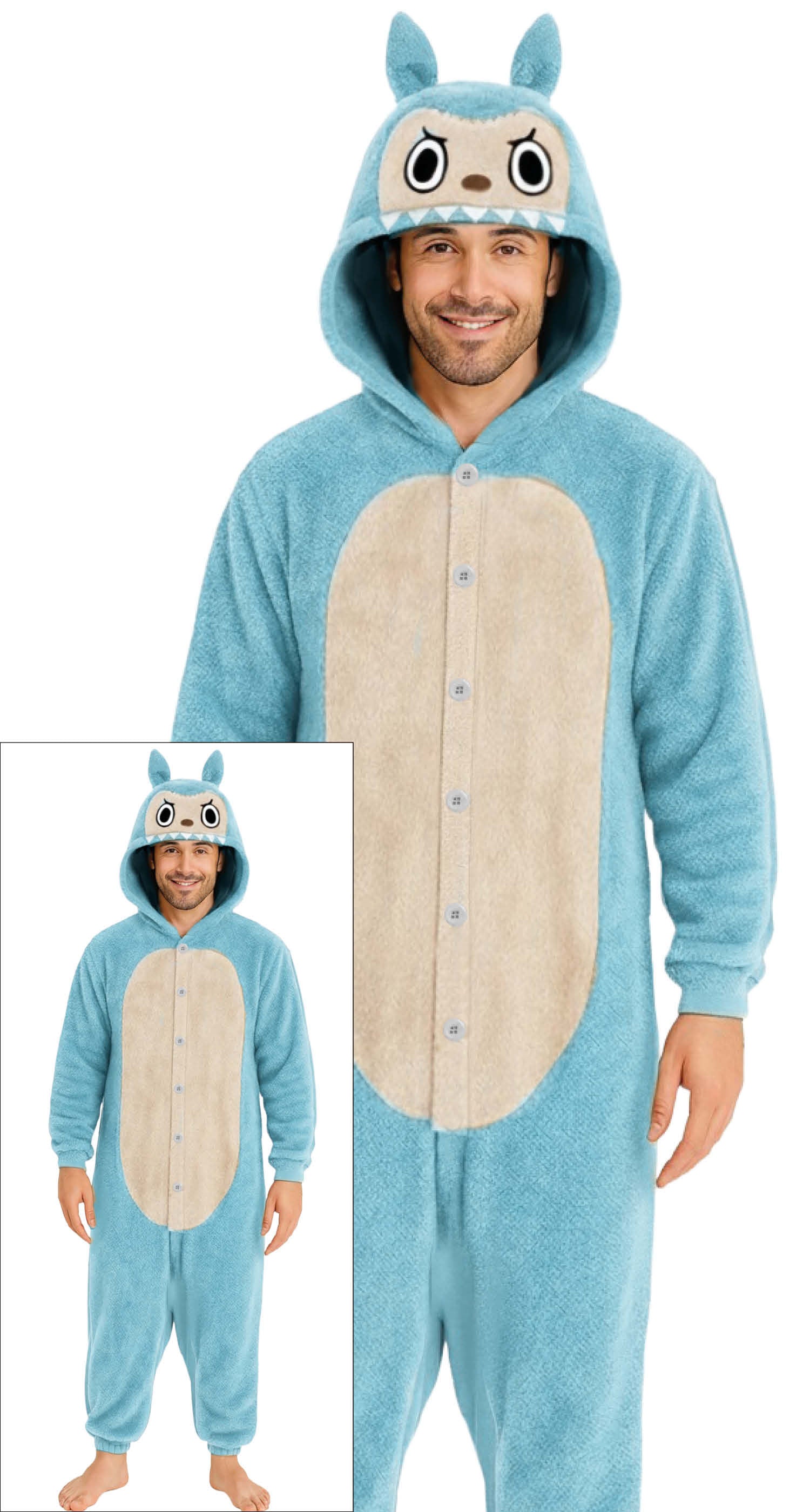 LULU MONSTER PYJAMA BLUE