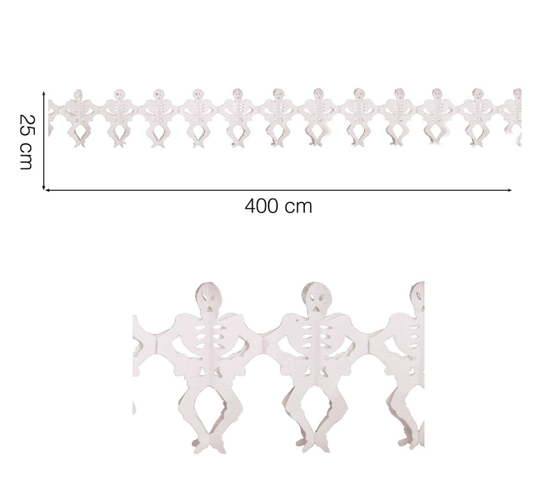 HALLOWEEN FANTASY SKELETON GARLAND, 25X300