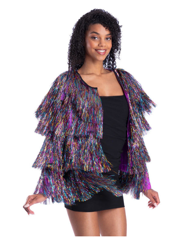 Fever Tinsel Festival Jacket, Rainbow Dreams  - 2