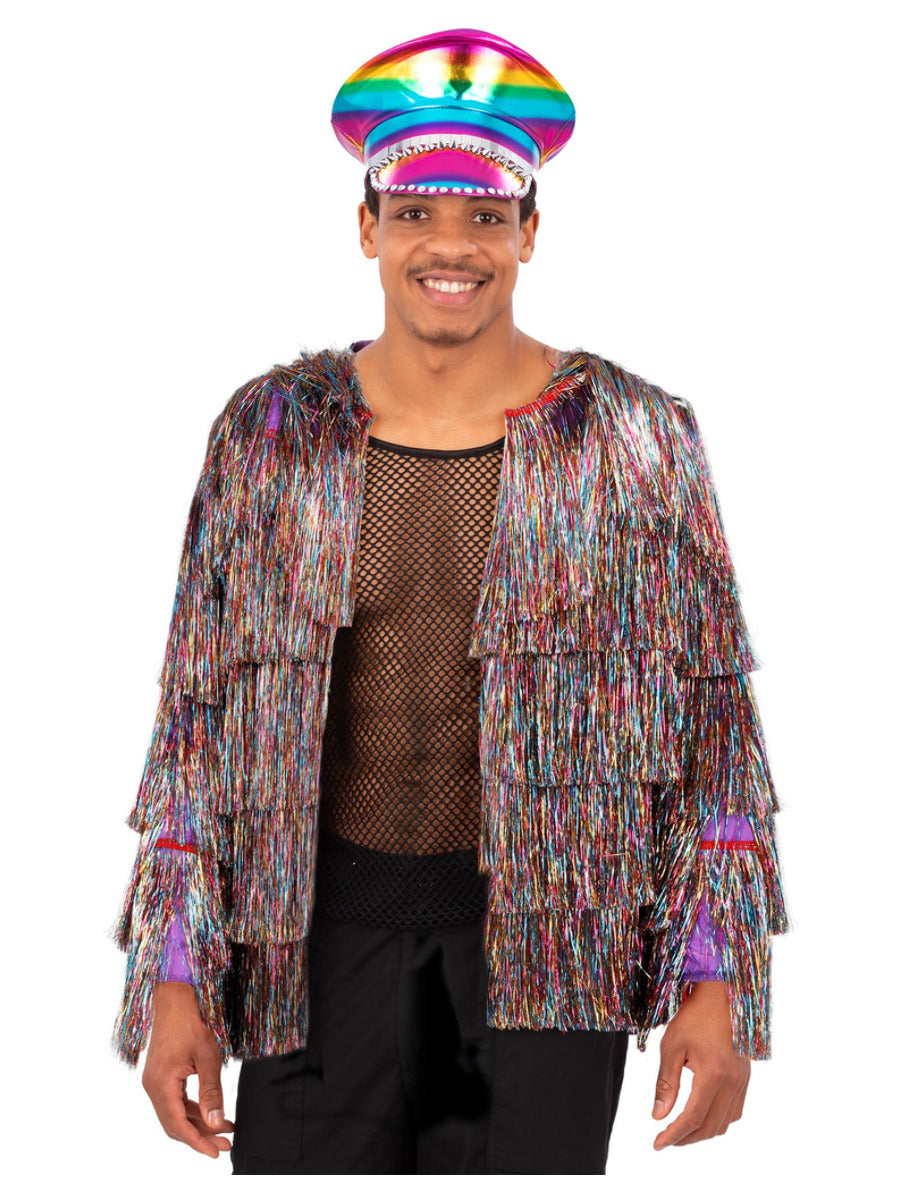 Fever Tinsel Festival Jacket, Rainbow Dreams  - 3