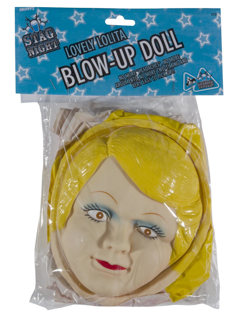 Inflatable Blow-Up Doll, Female, Pink - 3