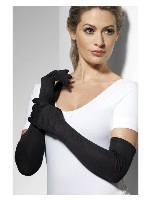 Gloves, Black - 2