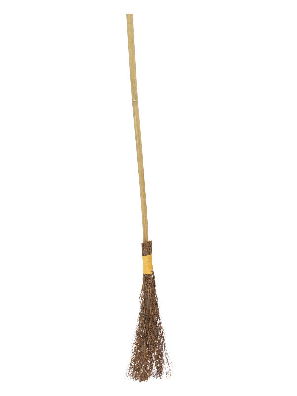 Authentic Witch's Broom Stick, Brown - 2