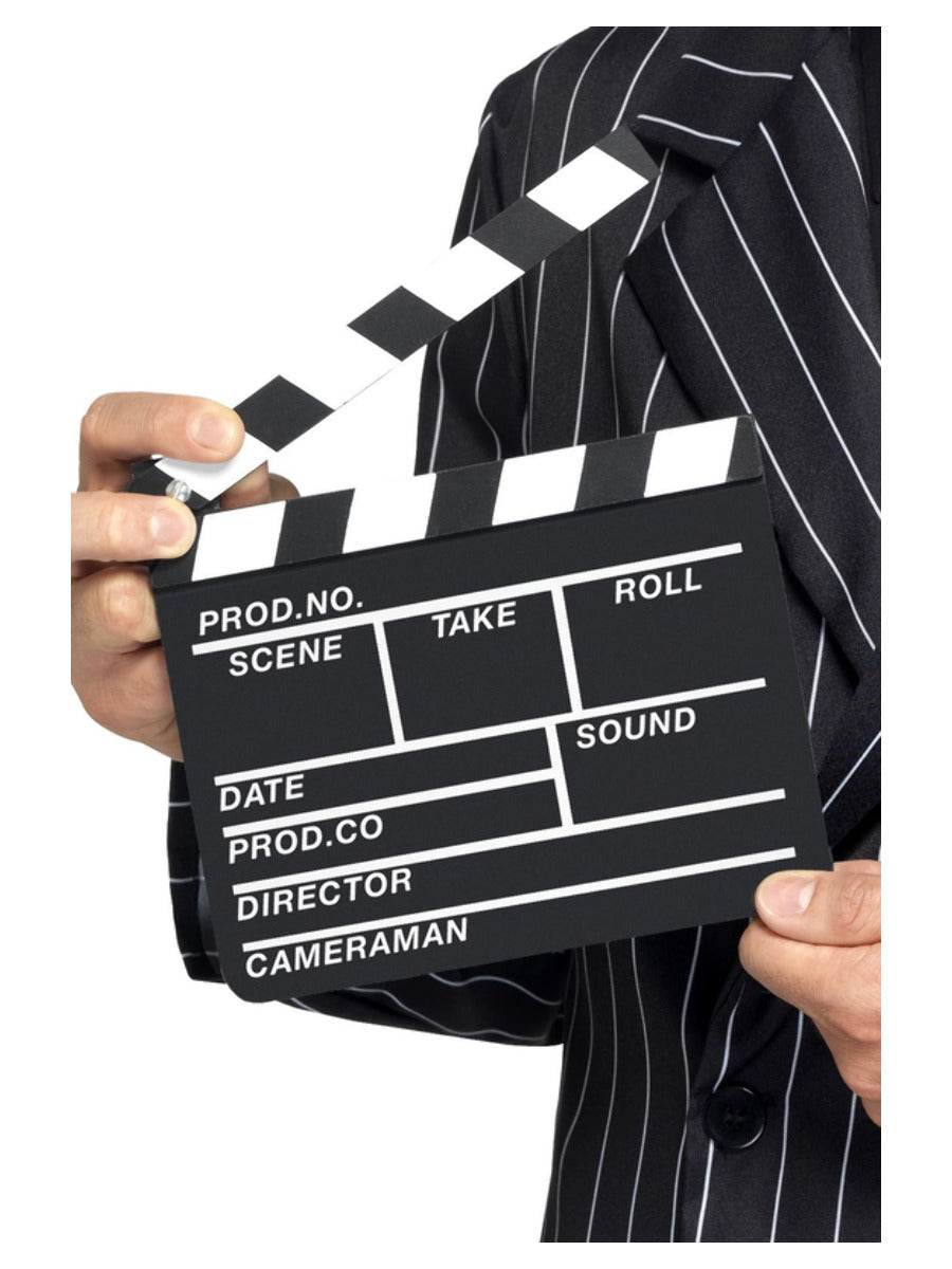 Hollywood Style Clapper Board, Black - 1