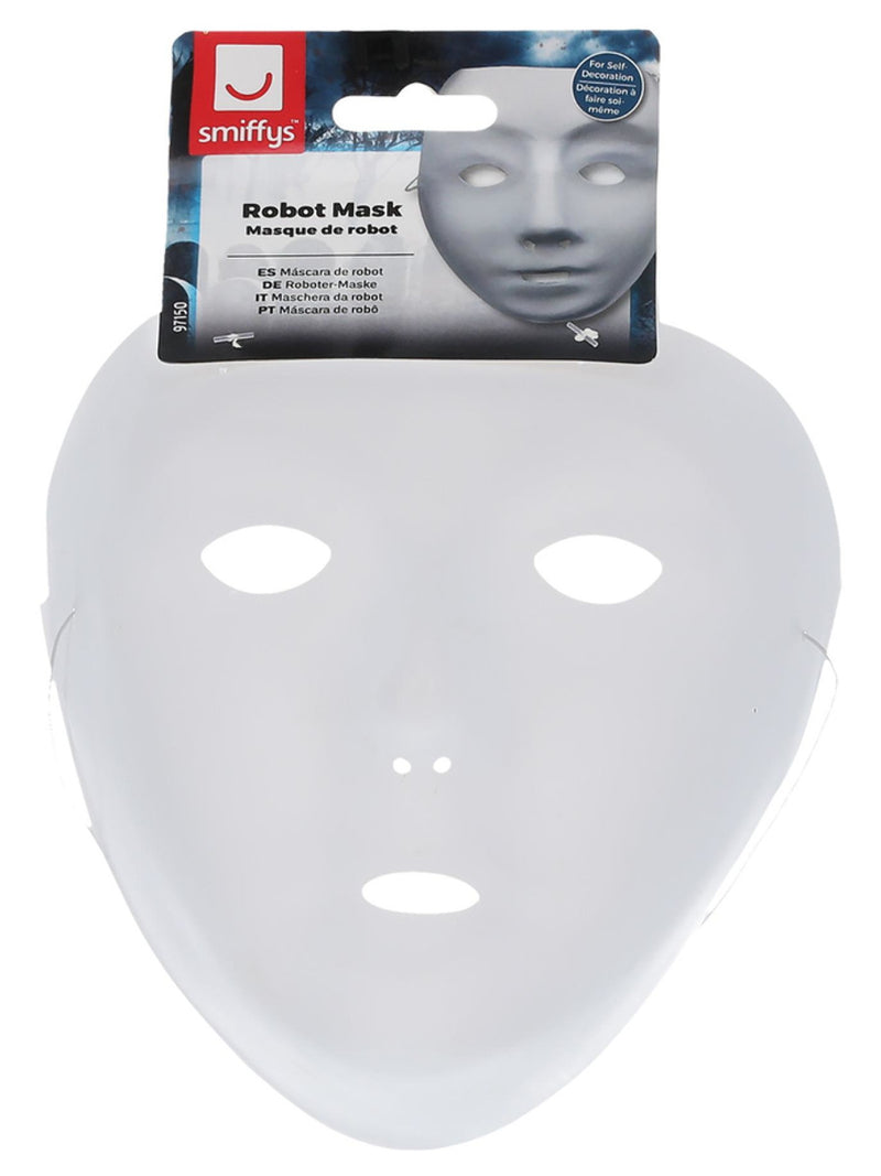 Robot Mask, White - 3