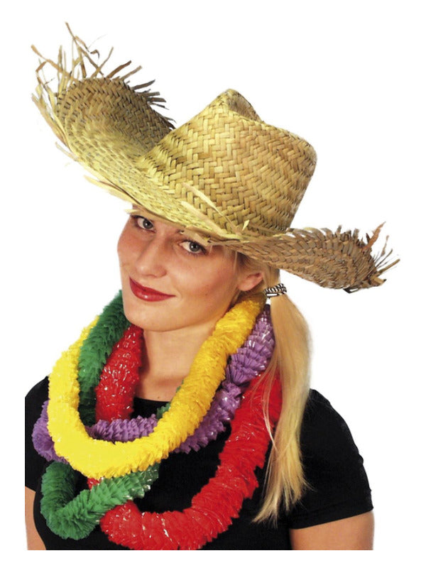 Beachcomber Hawaiian Straw Hat, Straw - 2