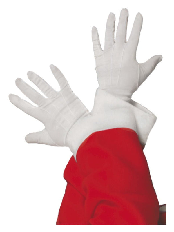 Santa Gloves, White - 2