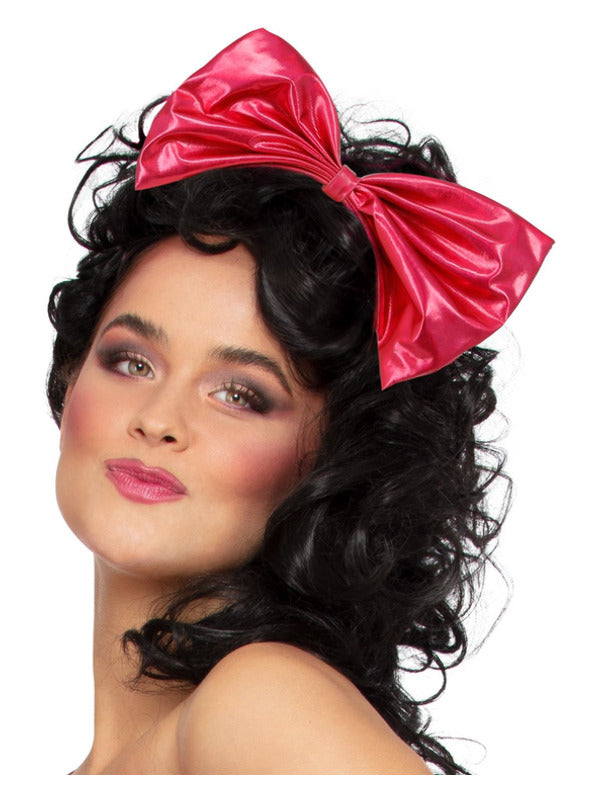 80s Metallic Pink Headband - 2