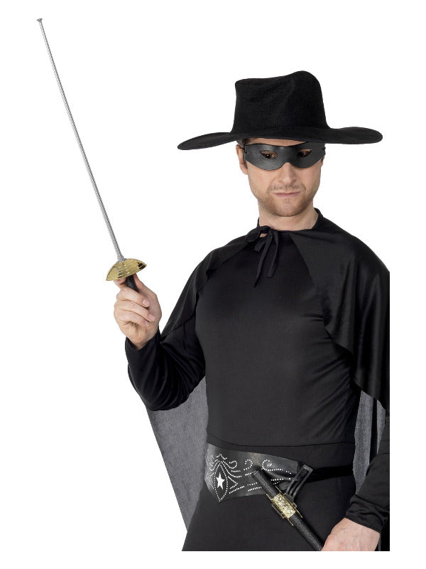 Rapier Sword and Eye Mask, Green & Black - 2