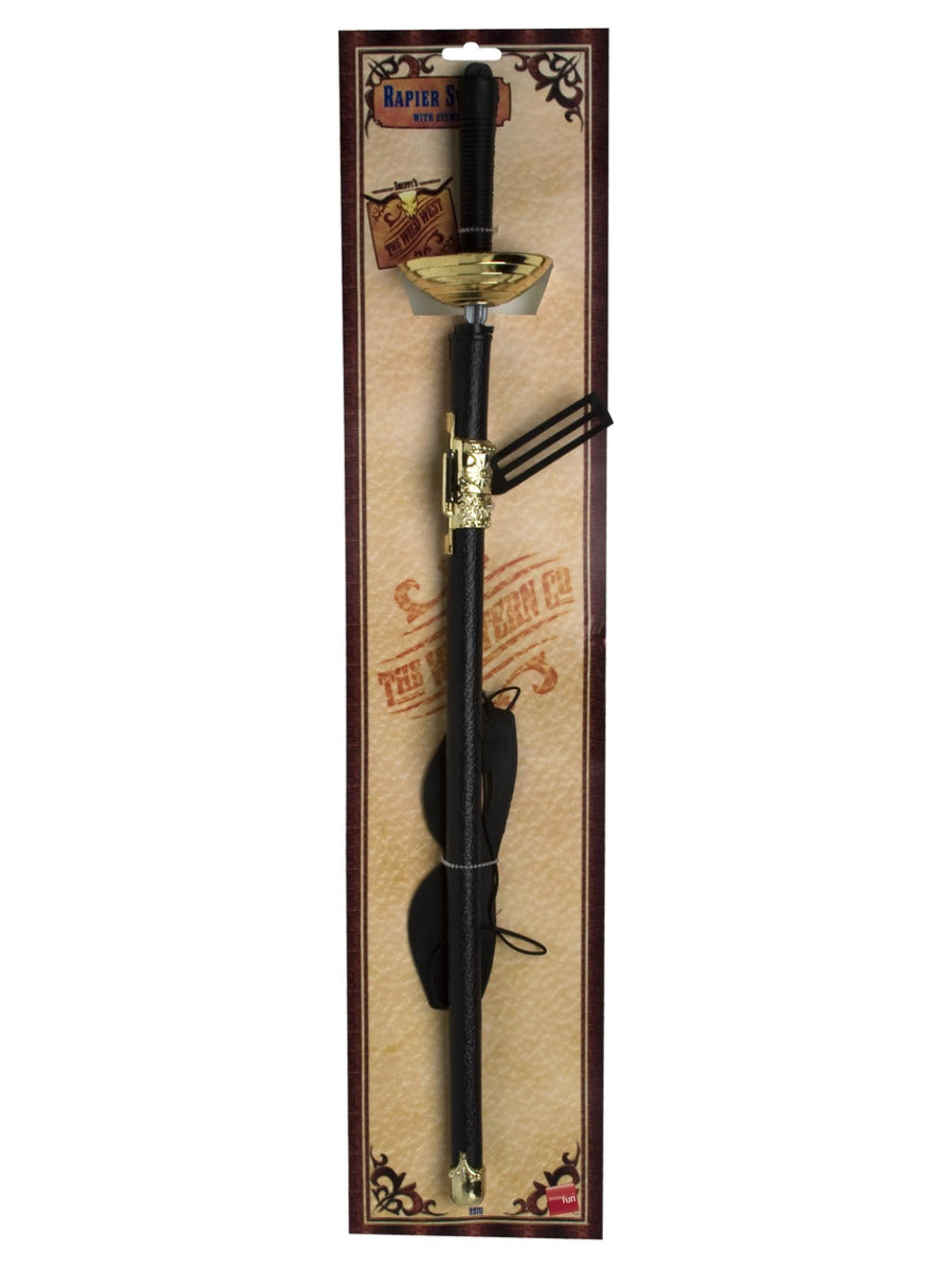 Rapier Sword and Eye Mask, Green & Black - 3